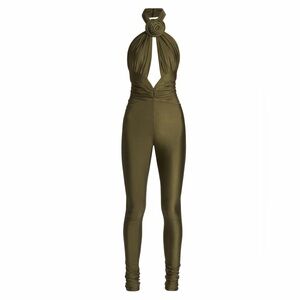 Ronny Kobo Abreen Catsuit in Olive